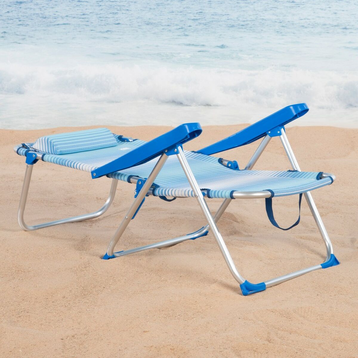 Beach Chair Aktive 48 x 90 x 60 cm (2 Units)