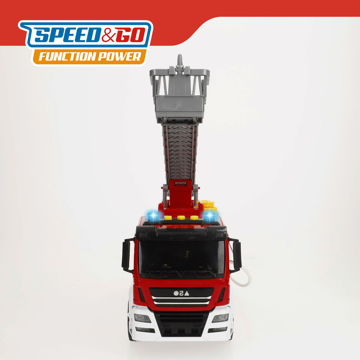 Fire Engine with Light and Sound Speed & Go 34 x 25 x 12 cm (4 Units)