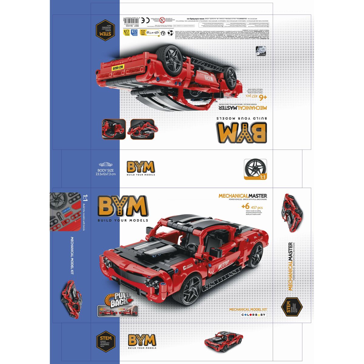 Construction set Car 457 Pieces