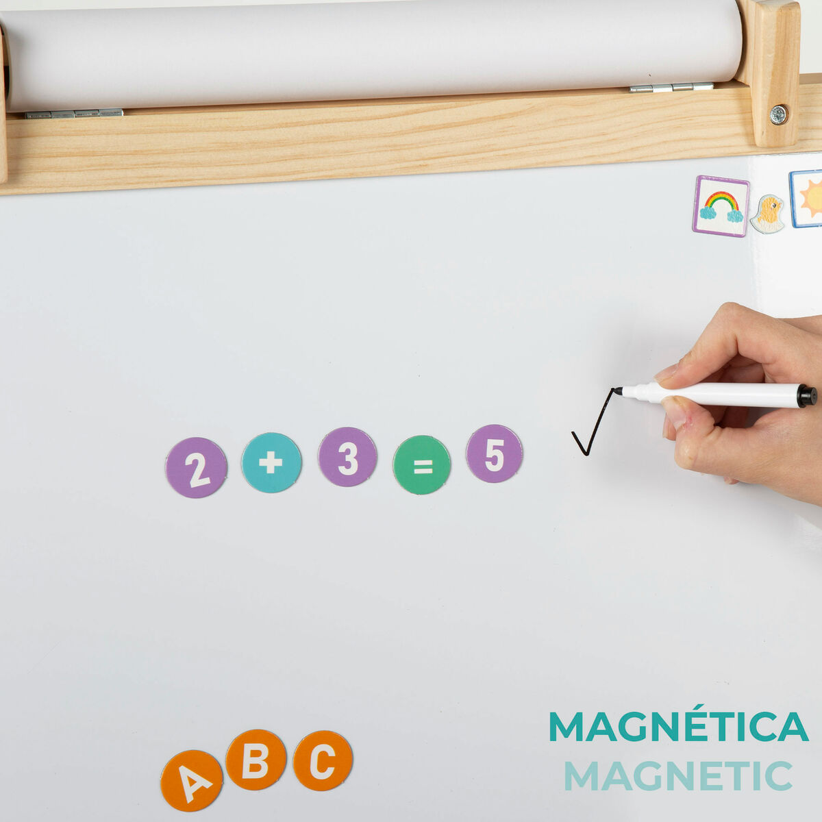 Double-sided Slate Colorbaby 57 x 93 x 59 cm 2 Units