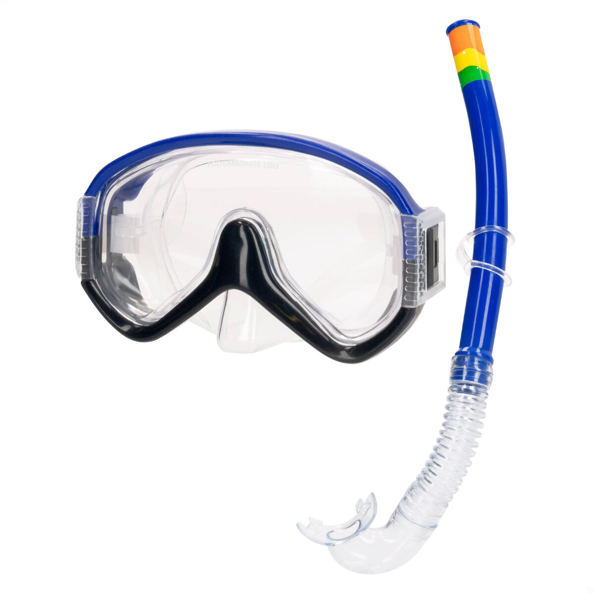 Snorkel Goggles and Tube AquaSport Blue (6 Units)