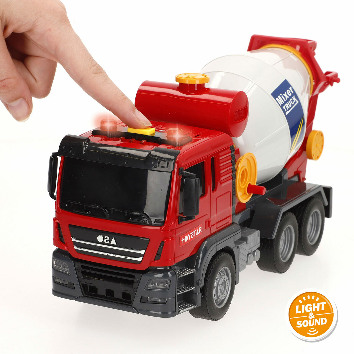 Concrete Mixer Lorry Speed & Go 26 x 14 x 9 cm (6 Units)