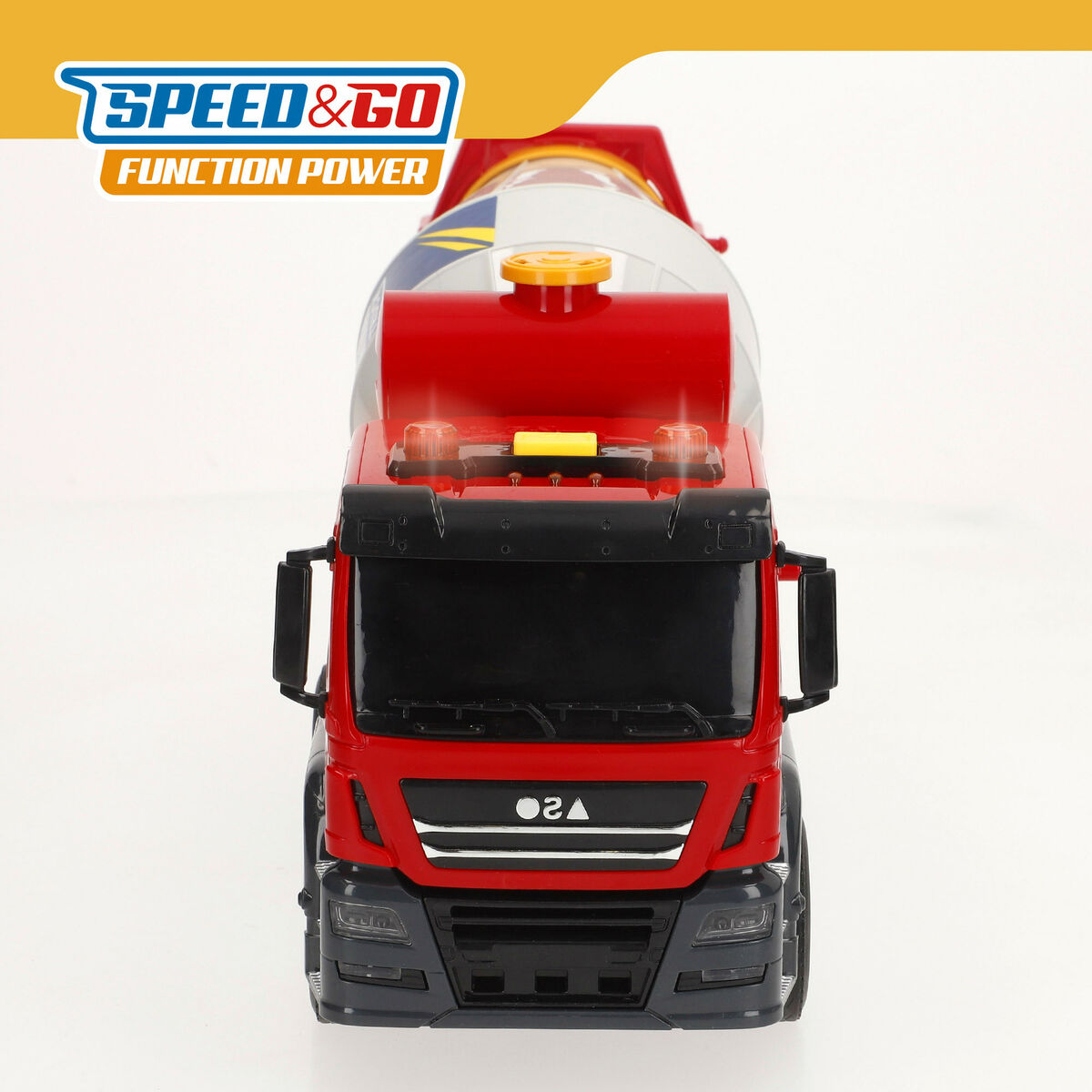 Concrete Mixer Lorry Speed & Go 26 x 14 x 9 cm (6 Units)