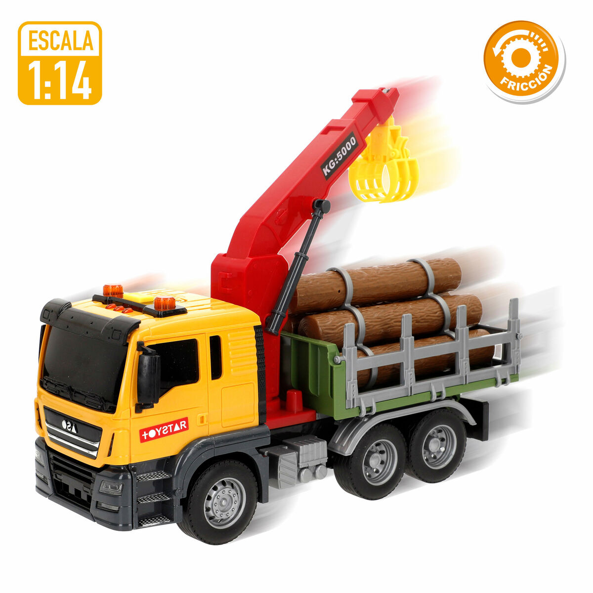 Crane Lorry Speed & Go 26 x 13 x 10 cm (6 Units)