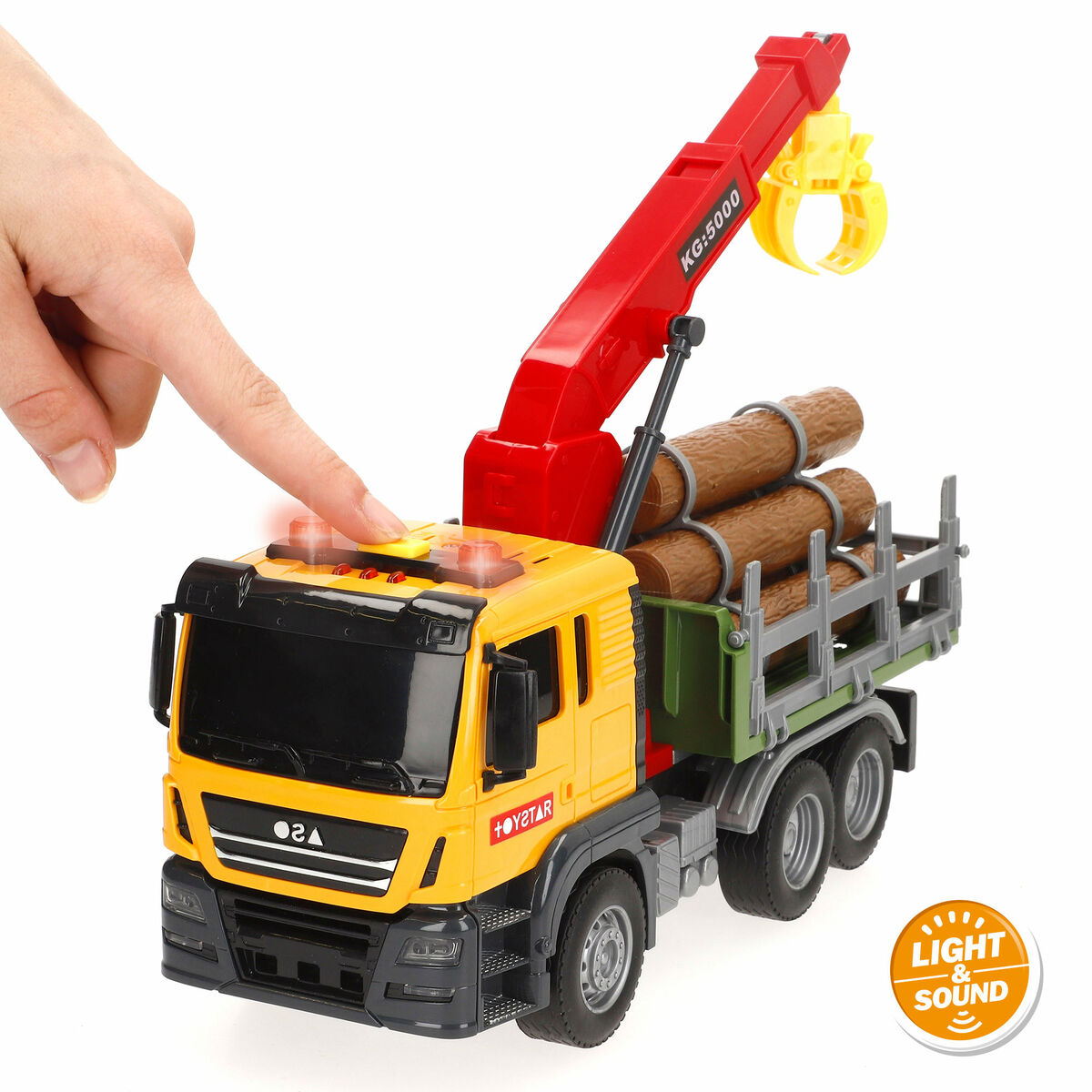 Crane Lorry Speed & Go 26 x 13 x 10 cm (6 Units)