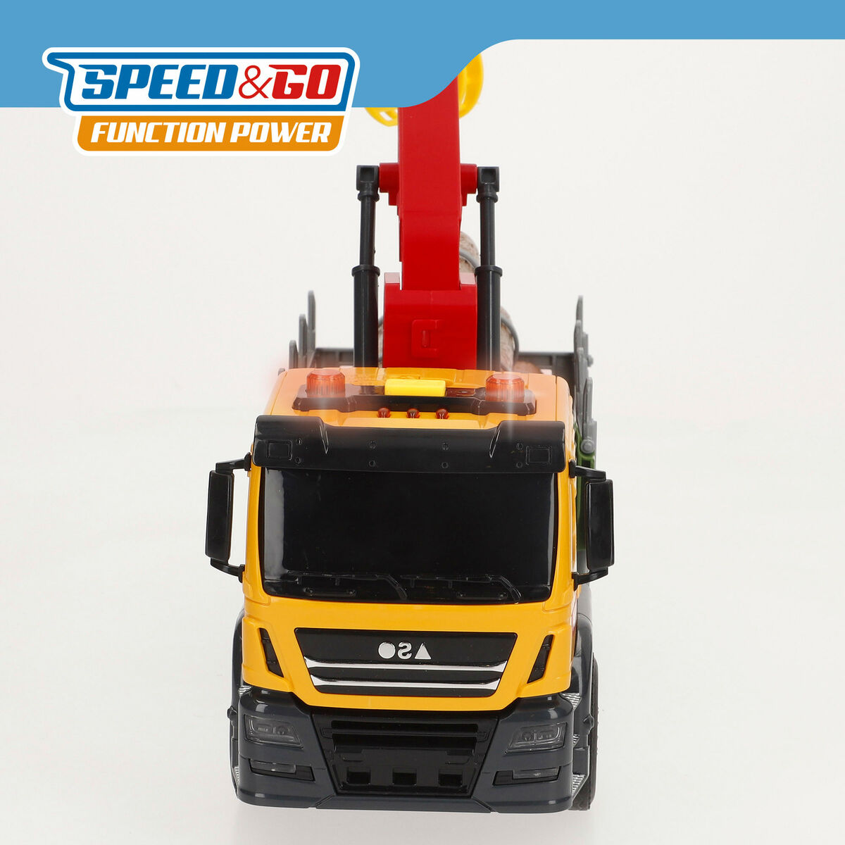Crane Lorry Speed & Go 26 x 13 x 10 cm (6 Units)