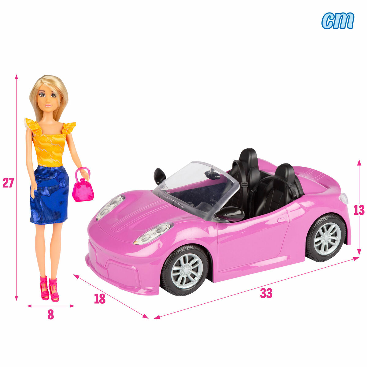 Doll Isabella 33 x 13 x 18 cm (2 Units)
