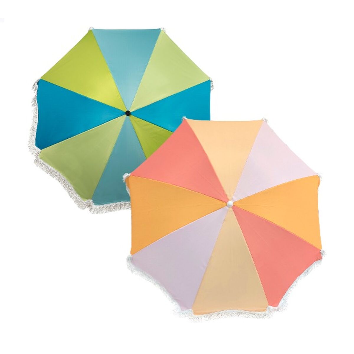 Beach parasol Aktive Multicolour 180 x 187 x 180 cm (4 Units)