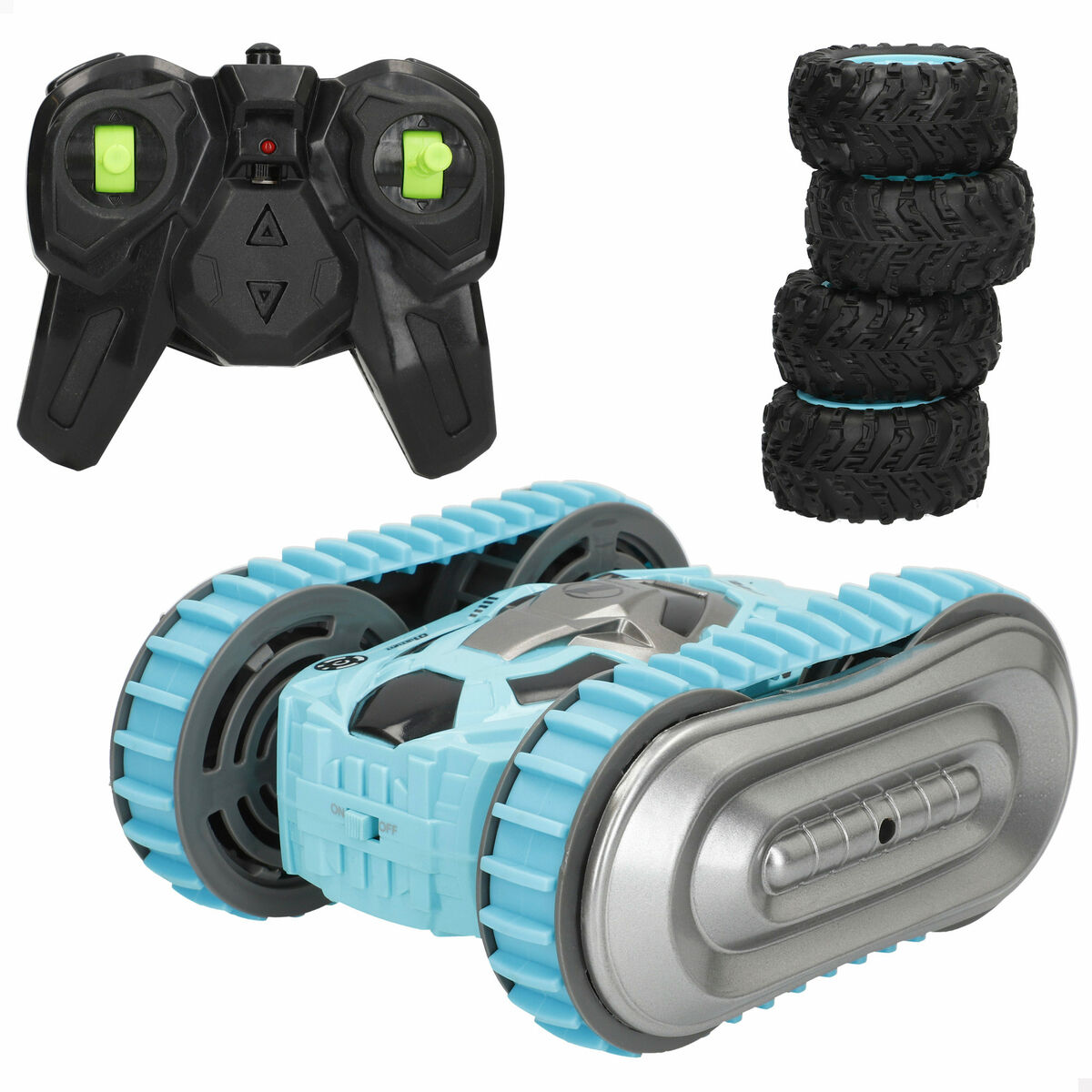 Remote-Controlled Car 15 x 7 x 14 cm (4 Units)