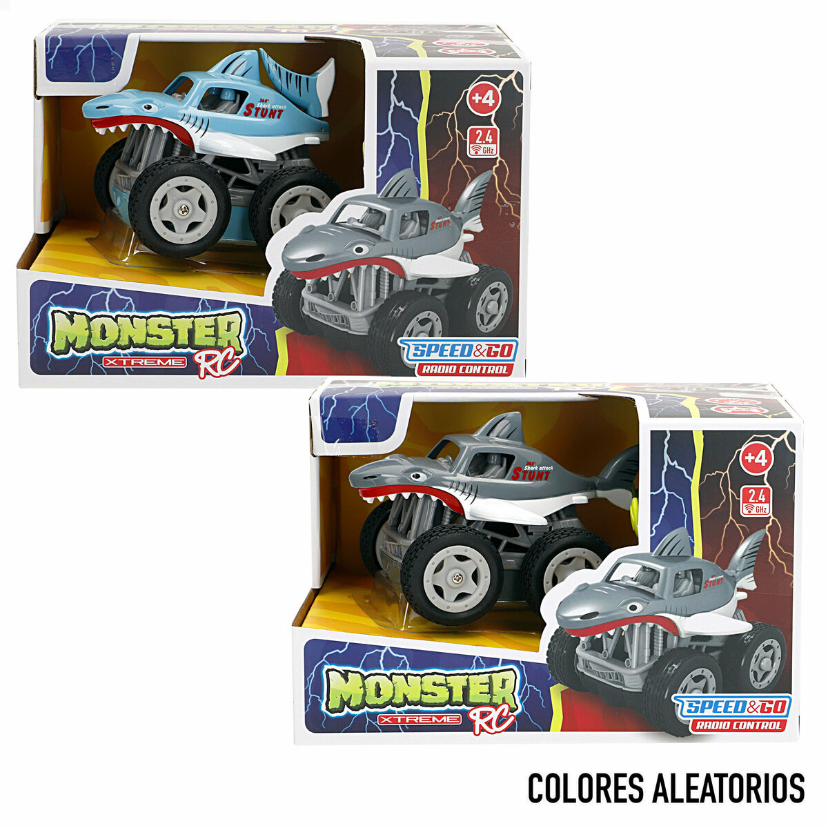 Remote-Controlled Car 13 x 8 x 8 cm (6 Units)