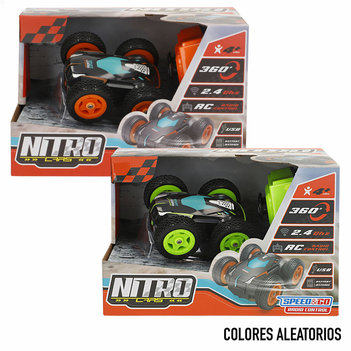 Remote-Controlled Car 8 x 4 x 7,5 cm (6 Units)