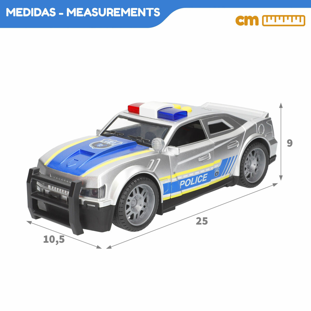 Friction Car Speed & Go 1:14 (6 Units)