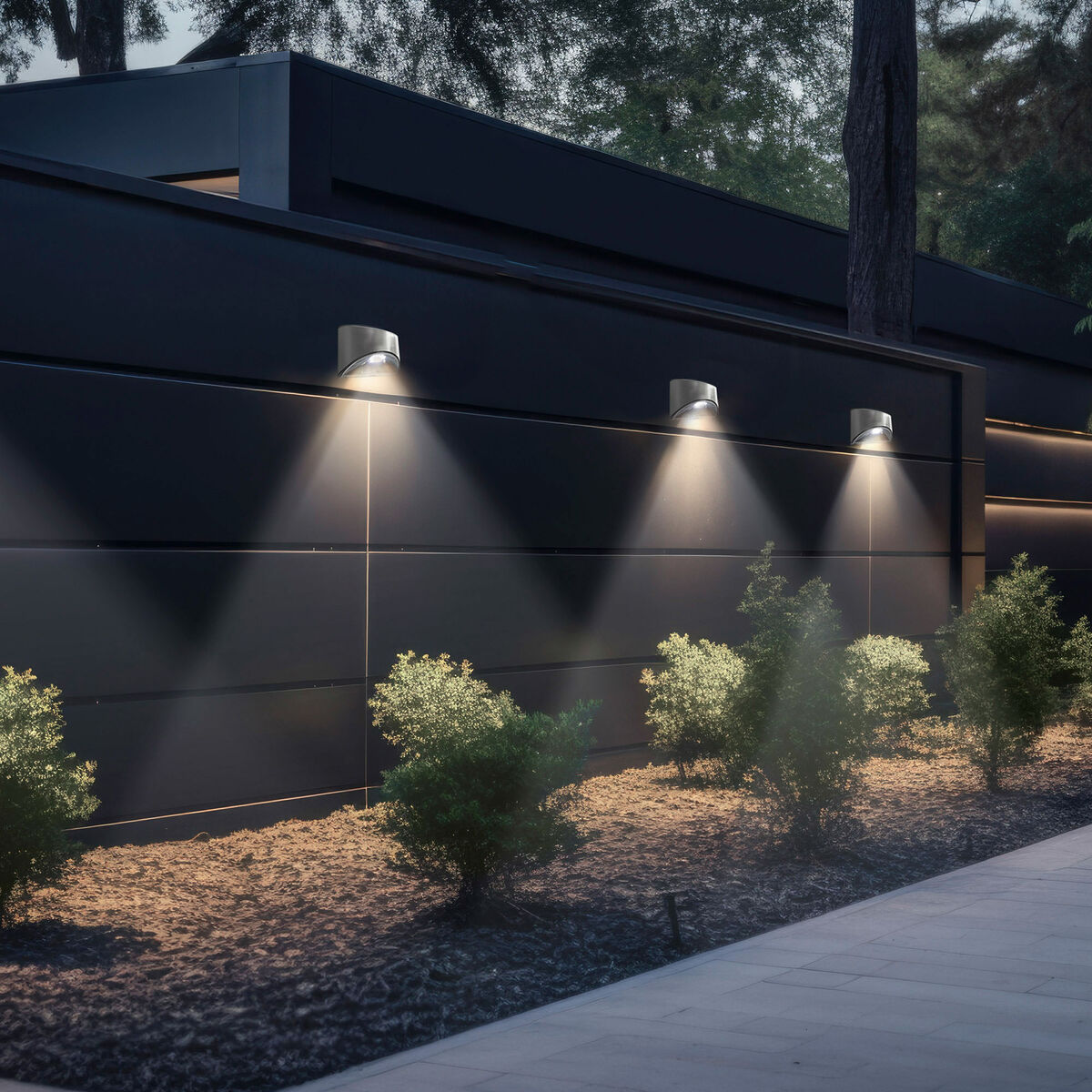 Solar-powered spotlight Aktive 10 x 8 x 5 cm (6 Units)