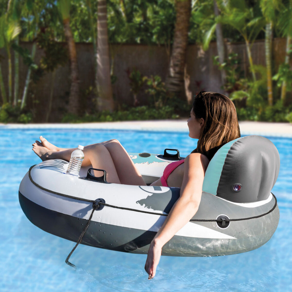 Inflatable Float Intex Yellow Lemon 135 x 55 x 135 cm (6 Units)