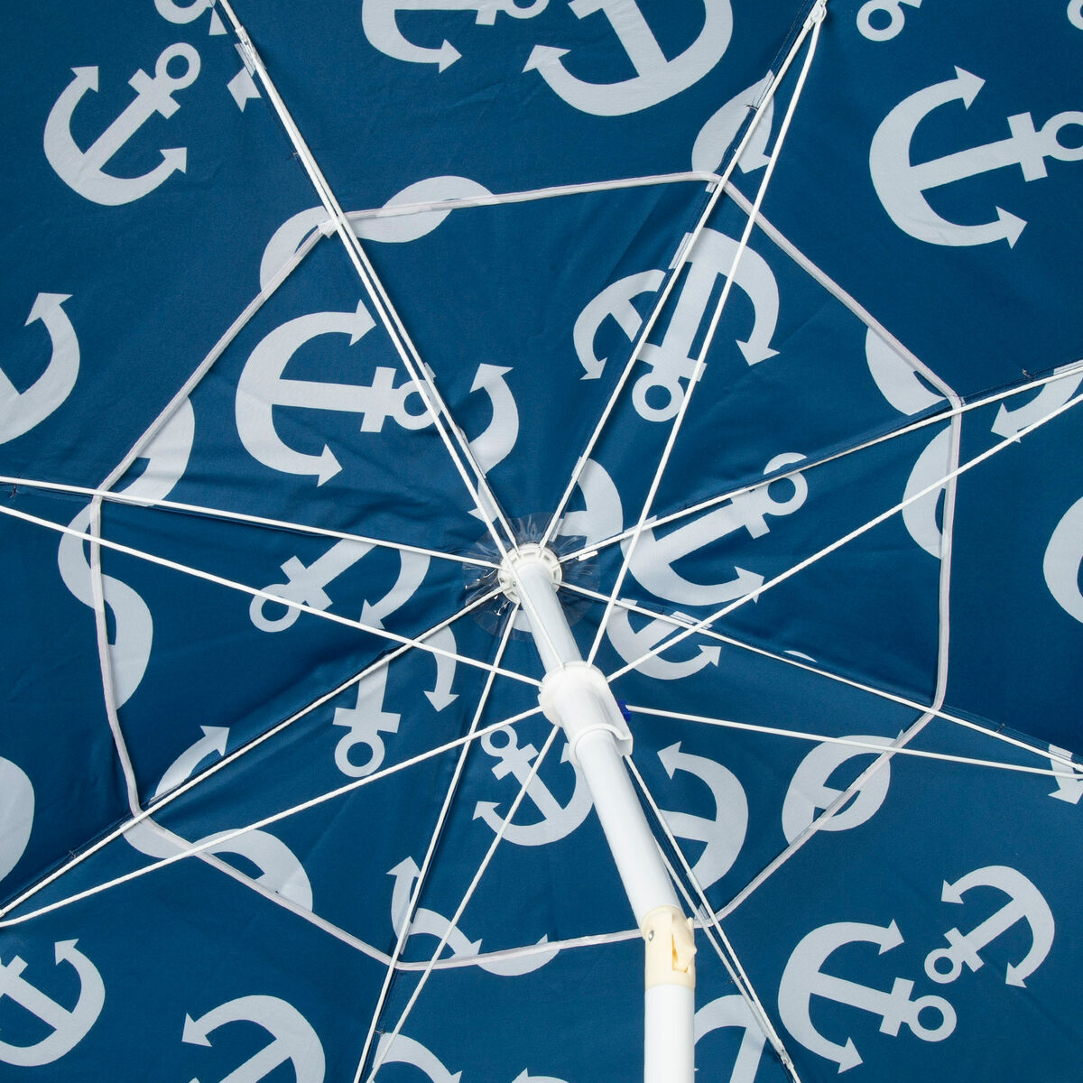 Beach parasol Aktive Blue 220 x 210 x 220 cm (6 Units)