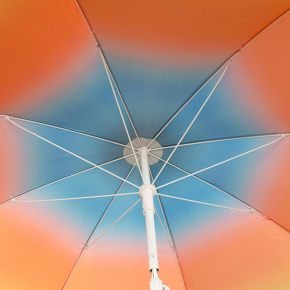 Beach parasol Aktive Multicolour 200 x 200 x 200 cm (6 Units)