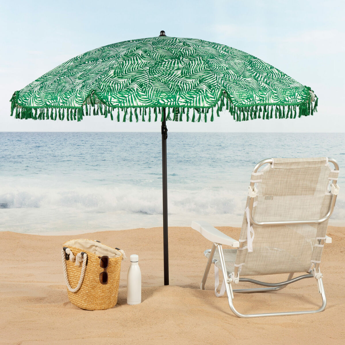 Beach parasol Aktive  180 cm 180 x 180 x 180 cm (6 Units)
