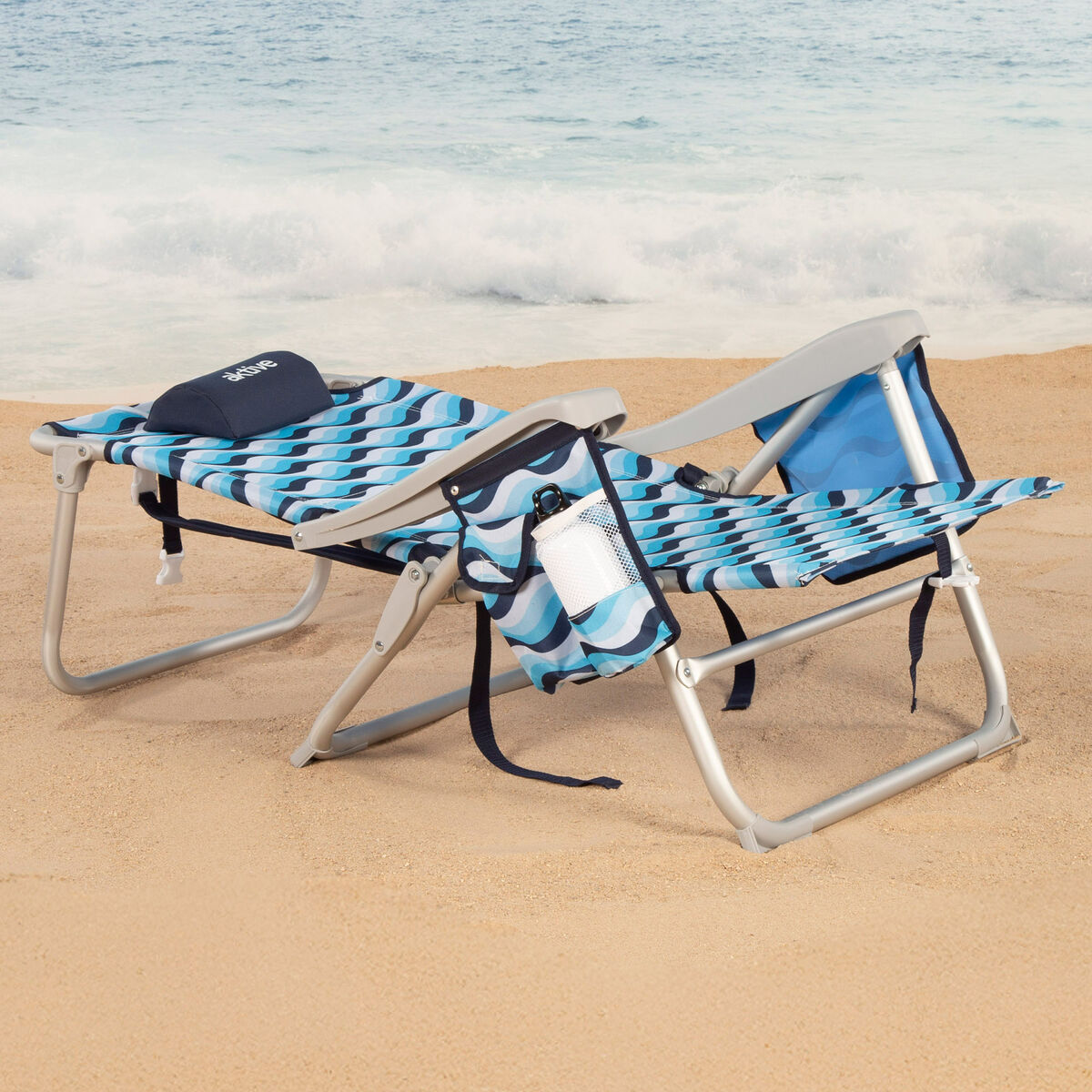 Beach Chair Aktive 50 x 80 x 58 cm (2 Units)