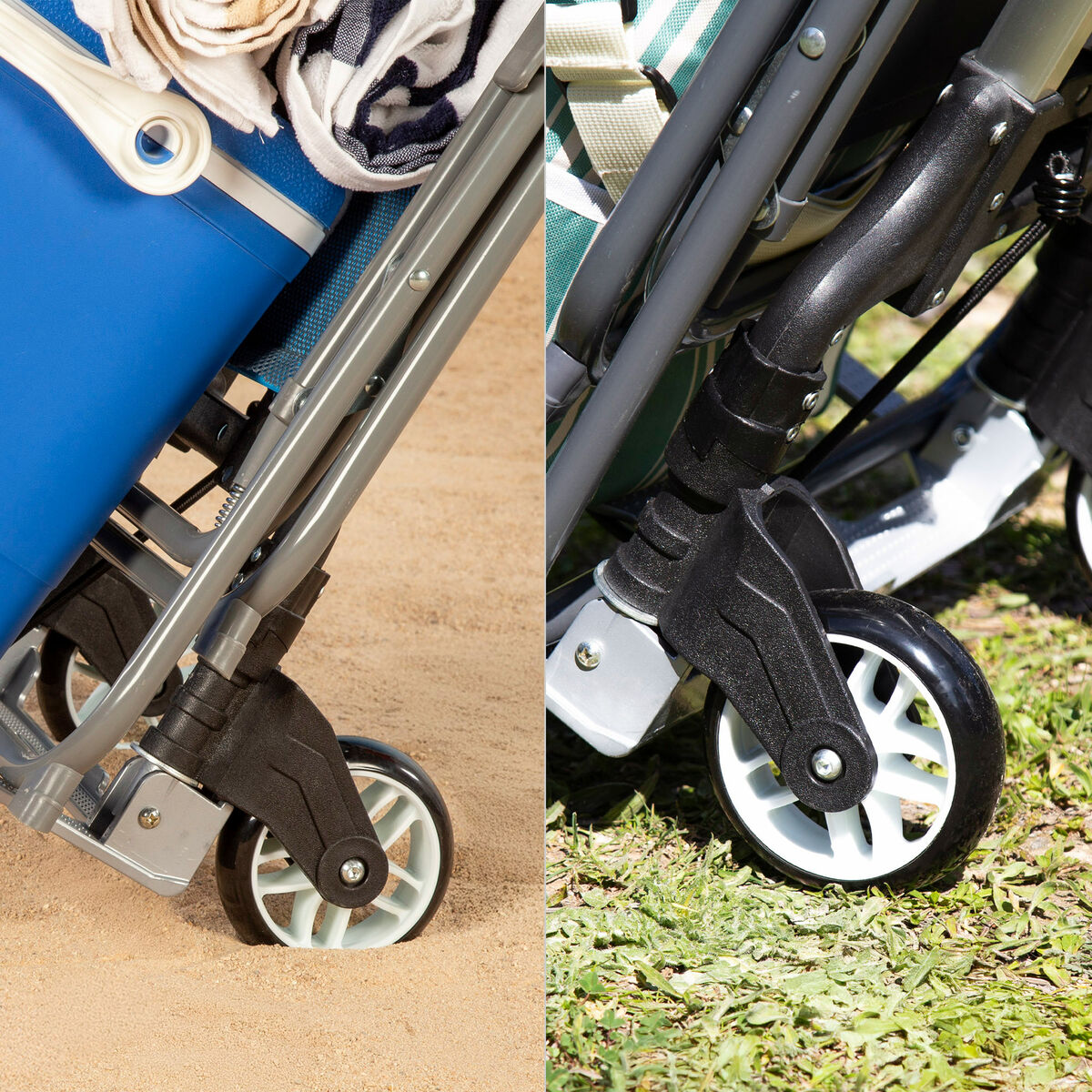 Multi-purpose Cart Aktive 40 x 100 x 40 cm (2 Units)