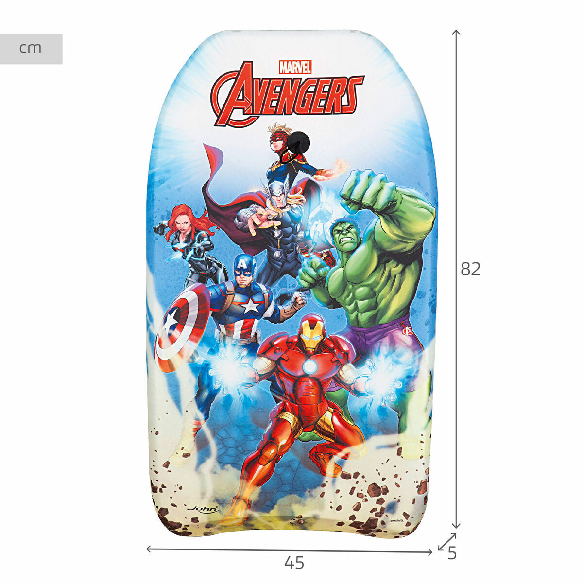 BodyBoard The Avengers 82 x 5 x 45 cm