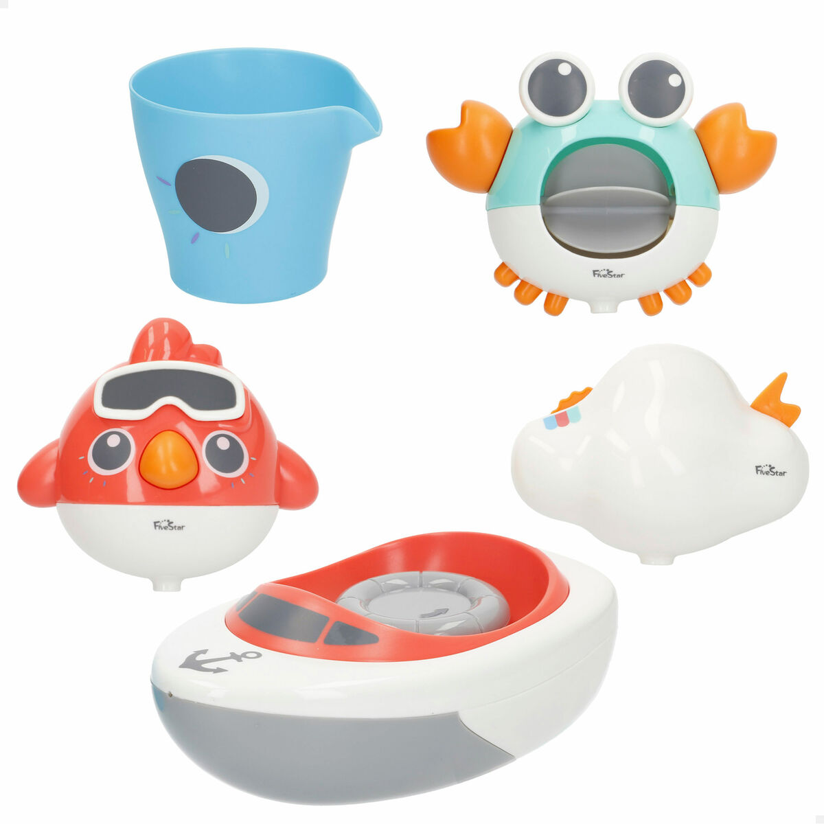 Bath Toy Colorbaby 16 x 6,5 x 9 cm 6 Units Bath Toy Colorbaby 16 x 6,5 x 9 cm 6 Units