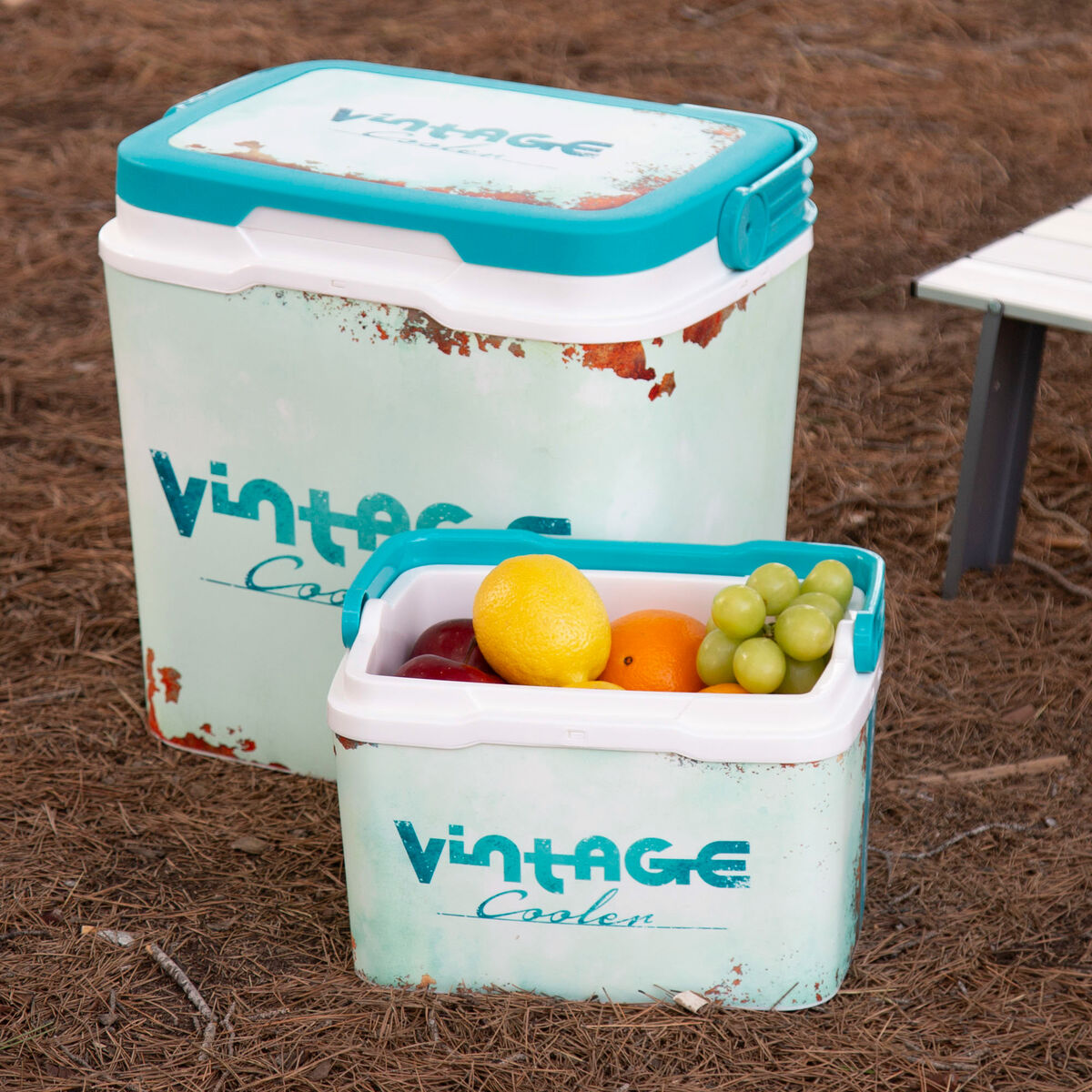 Portable Rigid Cooler Aktive 5 L 28 x 19 x 21 cm Blue (6 Units)