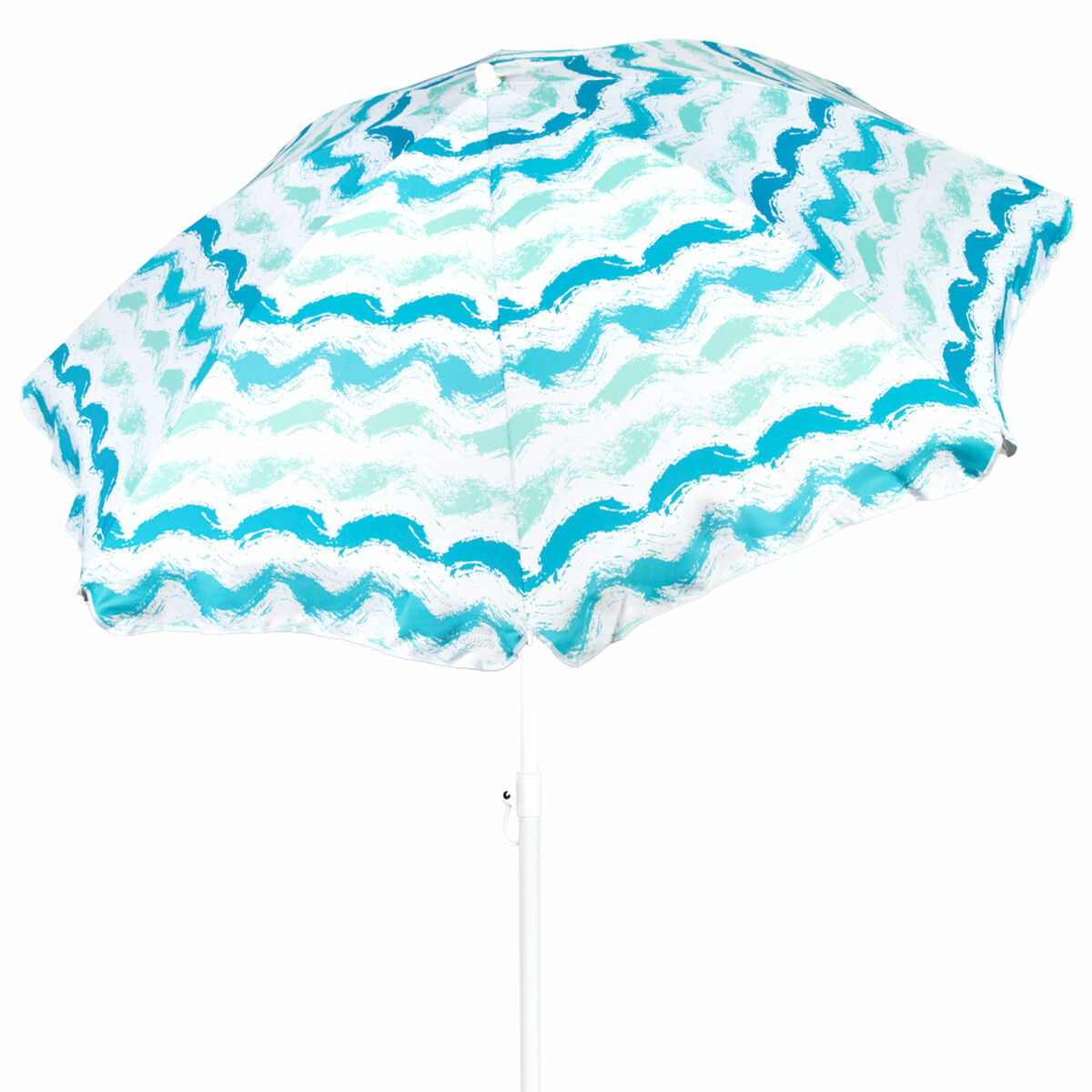 Beach parasol Aktive Silver 200 x 200 x 200 cm (4 Units)