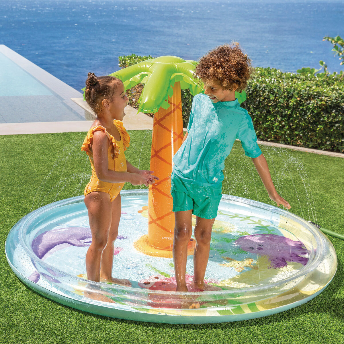 Inflatable Paddling Pool for Children Intex 173 x 104 cm (4 Units)
