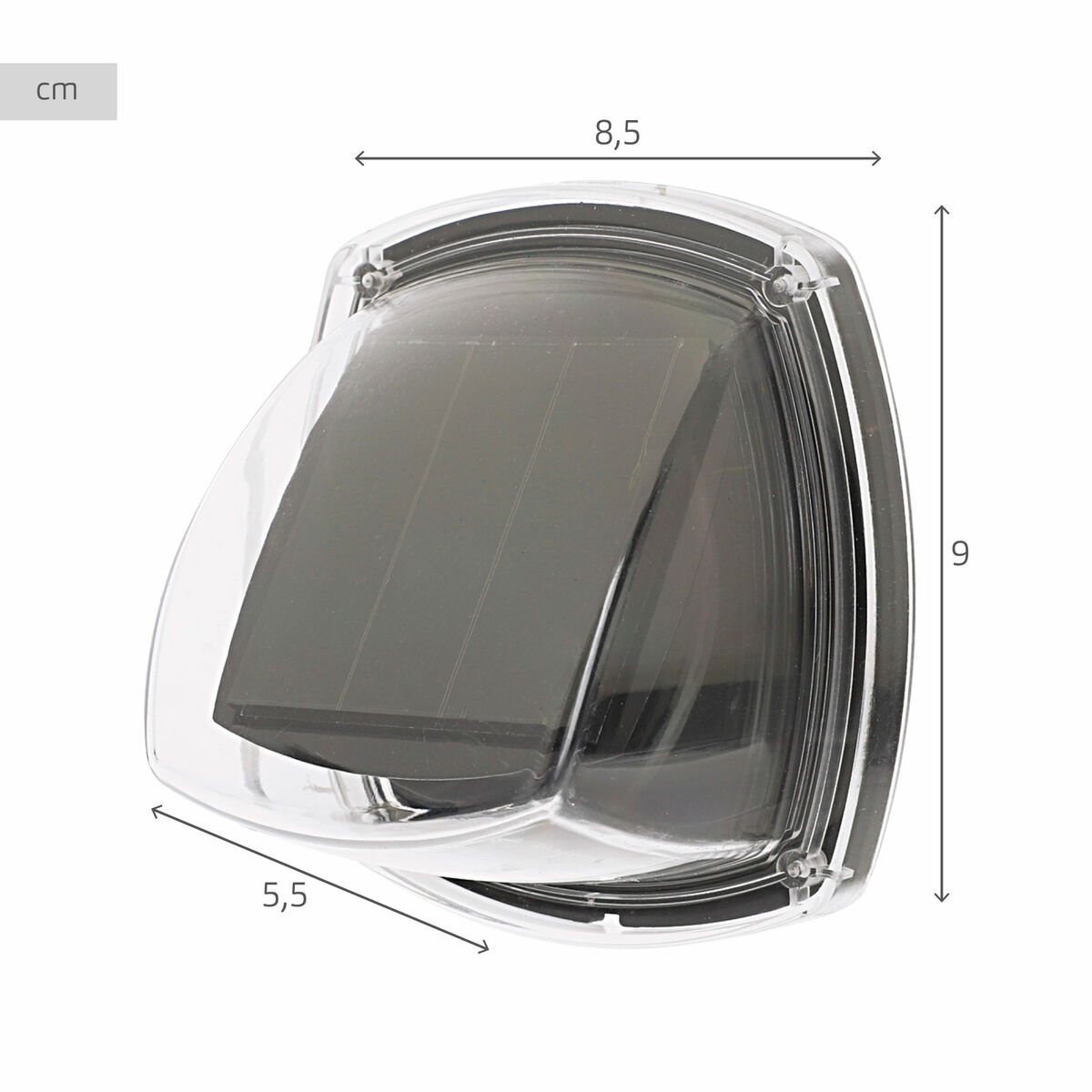 Solar lamp Aktive 8,5 x 9 x 5,5 cm (6 Units)