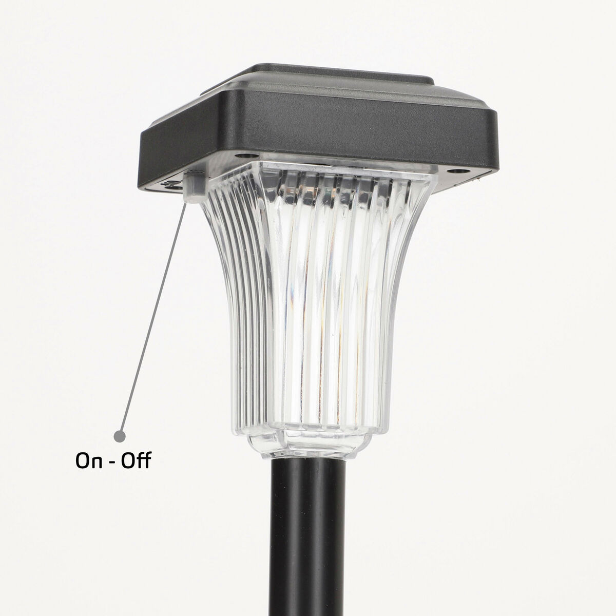 Solar lamp Aktive 6 x 33 x 6 cm (6 Units)