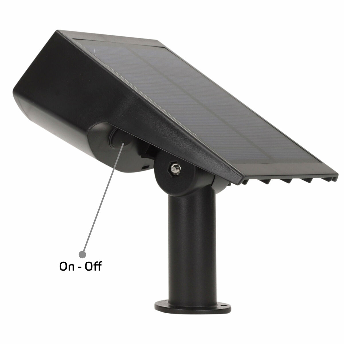 Solar lamp Aktive 8 x 37 x 11 cm (6 Units)