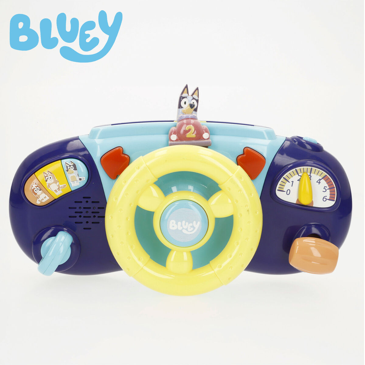 Steering Wheel for Pushchair Bluey 26 x 16 x 7 cm (4 Units)