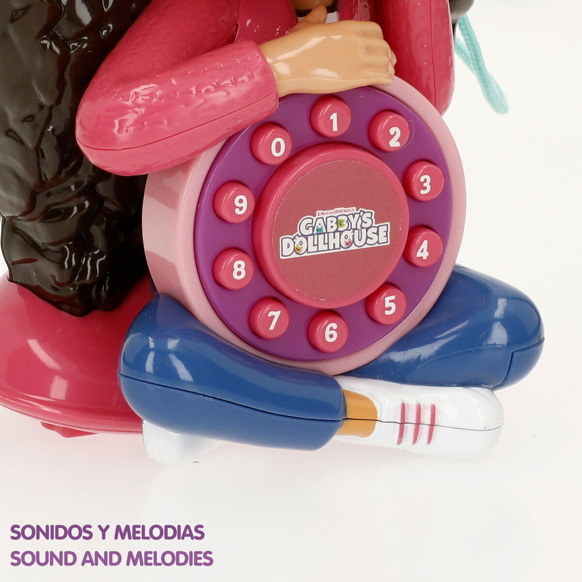 Toy telephone Gabby’s Dollhouse 16 x 18 x 10 cm (4 Units)