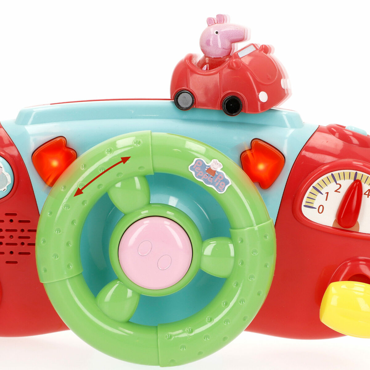 Steering Wheel for Pushchair Peppa Pig 26 x 17 x 7 cm (4 Units)