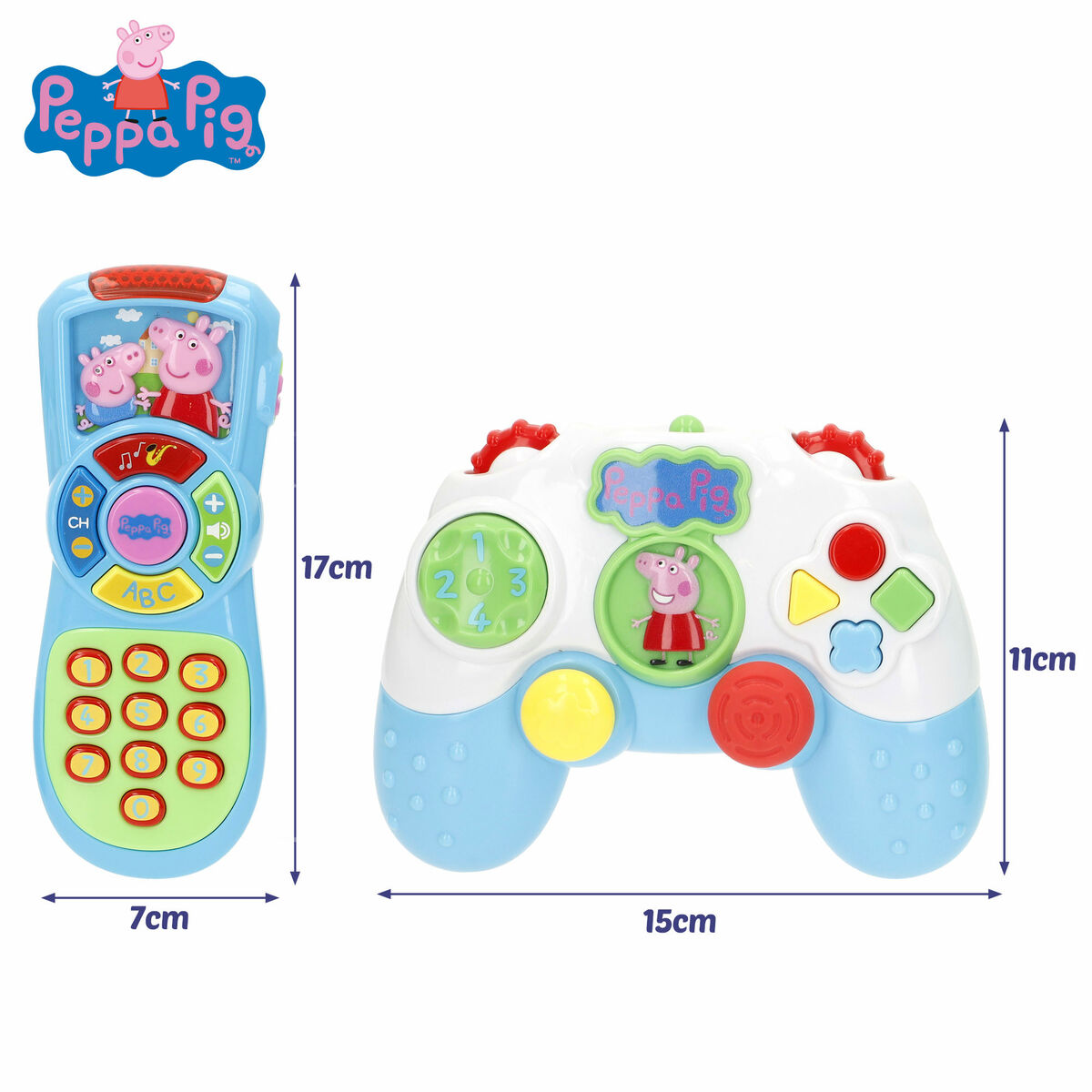 Learning Phone Peppa Pig 15 x 11 x 5 cm (4 Units)