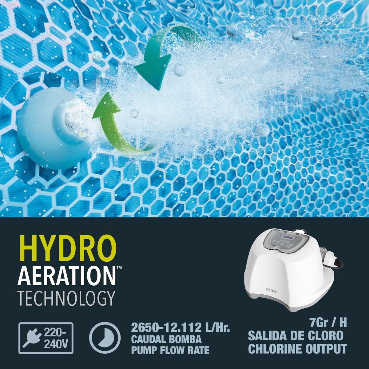 Salt Chlorination System Intex (2 Units)