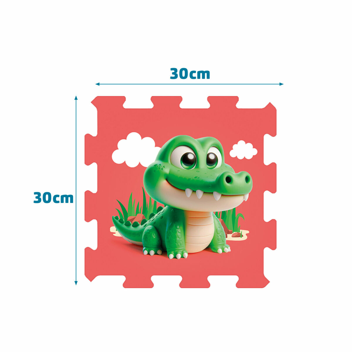 Puzzle Carpet Colorbaby Plastic EVA 114 x 58 cm 8 Pieces (4 Units)