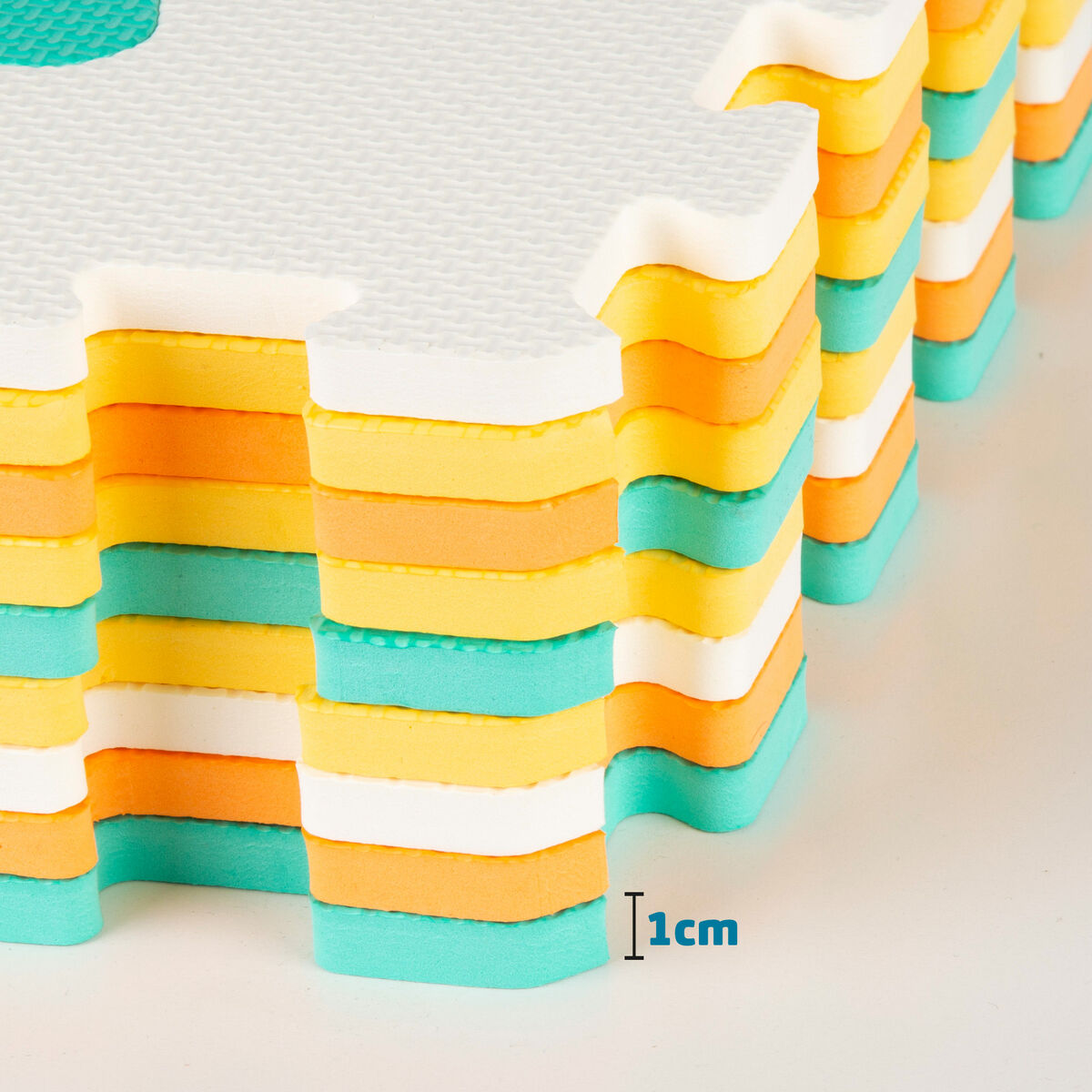 Puzzle Carpet Colorbaby Multicolour Plastic EVA 90 x 90 cm Cars 9 Pieces (4 Units)