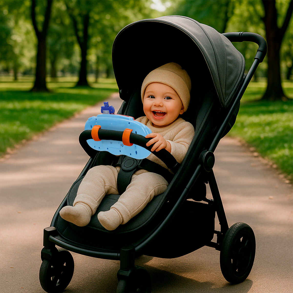 Steering Wheel for Pushchair The Paw Patrol 26 x 16 x 7 cm (4 Units)