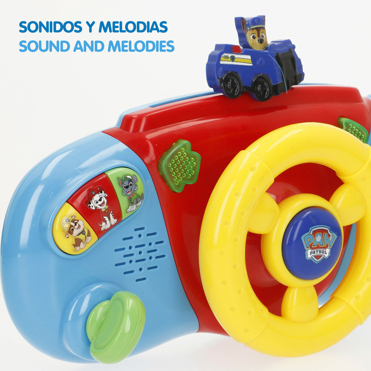 Steering Wheel for Pushchair The Paw Patrol 26 x 16 x 7 cm (4 Units)