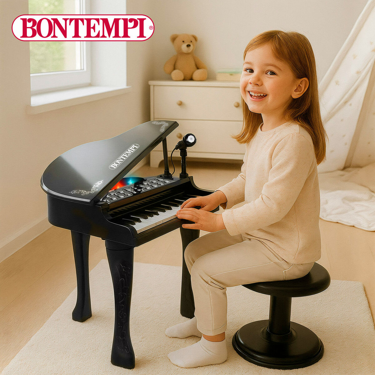Educational Learning Piano Bontempi 40 x 62 x 33 cm (2 Units)