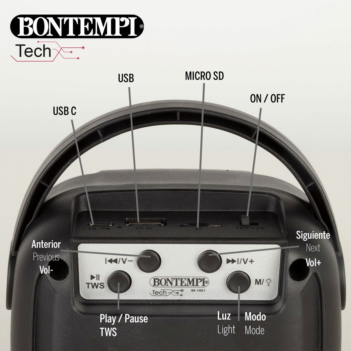 Speaker with Karaoke Microphone Bontempi