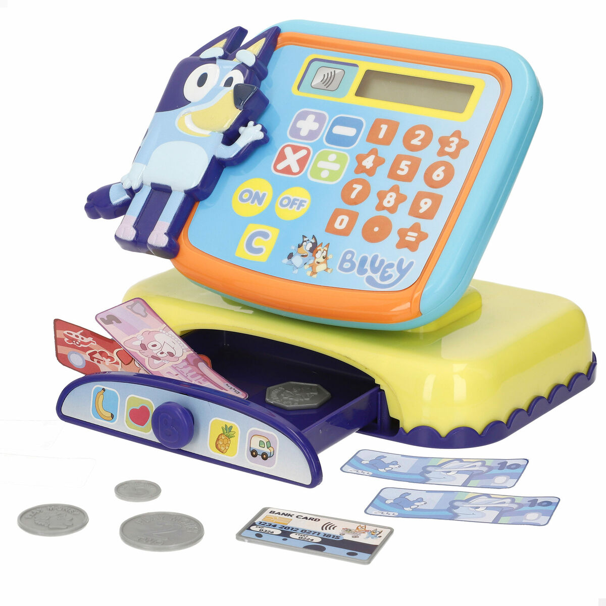 Toy Cash Register Bluey 19 x 15 x 13 cm (4 Units)