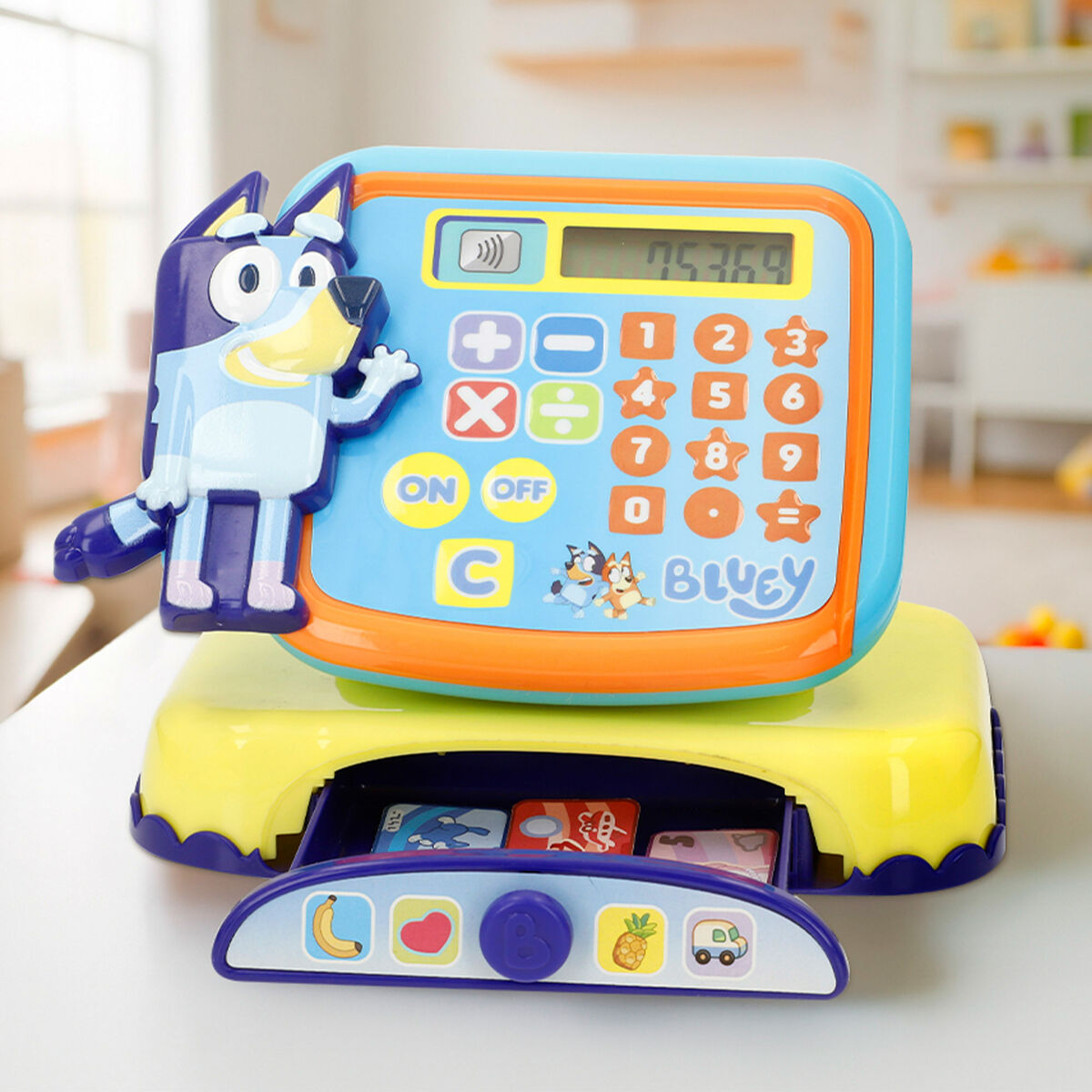 Toy Cash Register Bluey 19 x 15 x 13 cm (4 Units)