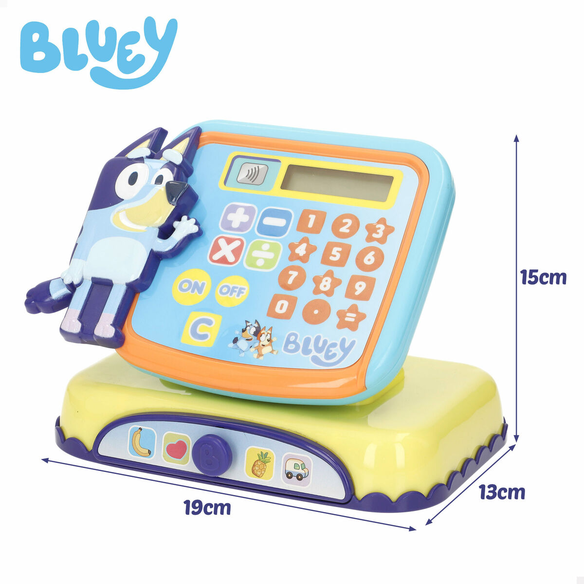 Toy Cash Register Bluey 19 x 15 x 13 cm (4 Units)