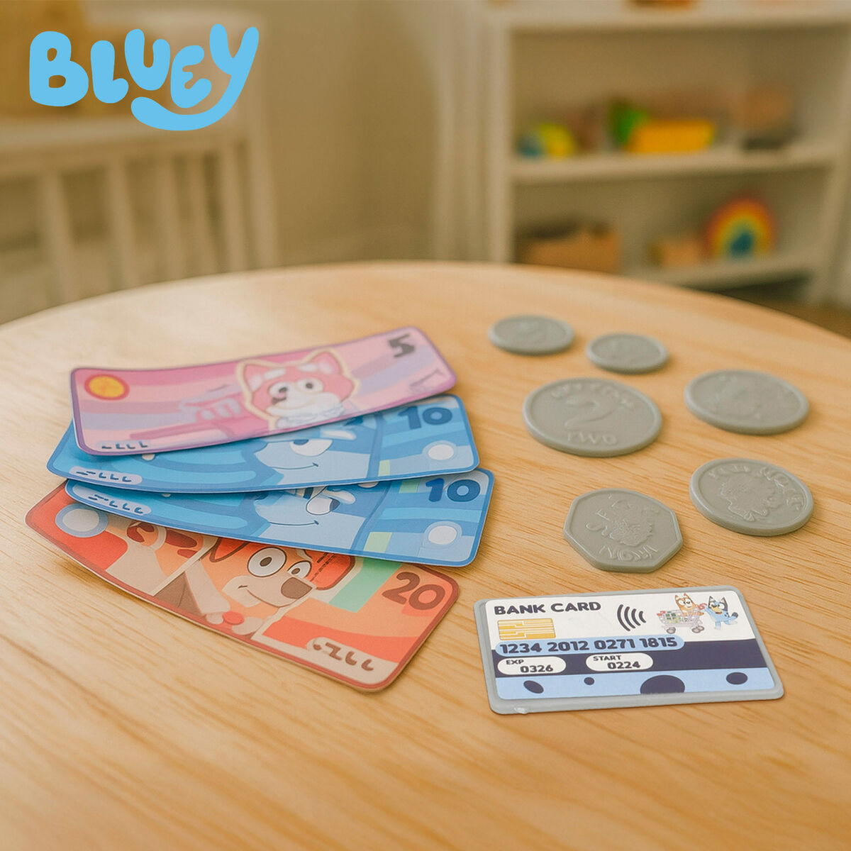 Toy Cash Register Bluey 19 x 15 x 13 cm (4 Units)