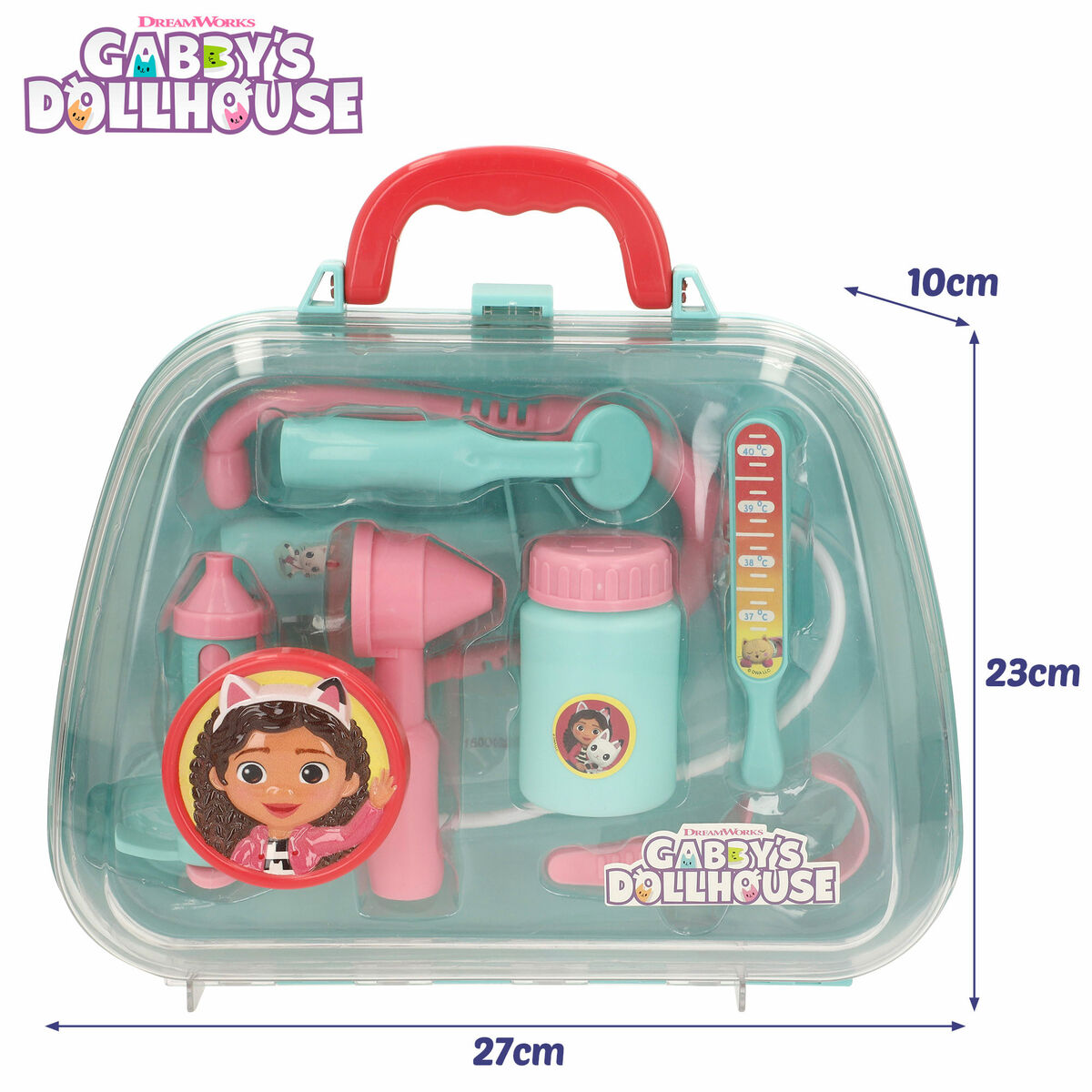 Toy Medical Case with Accessories Gabby’s Dollhouse (4 Units)