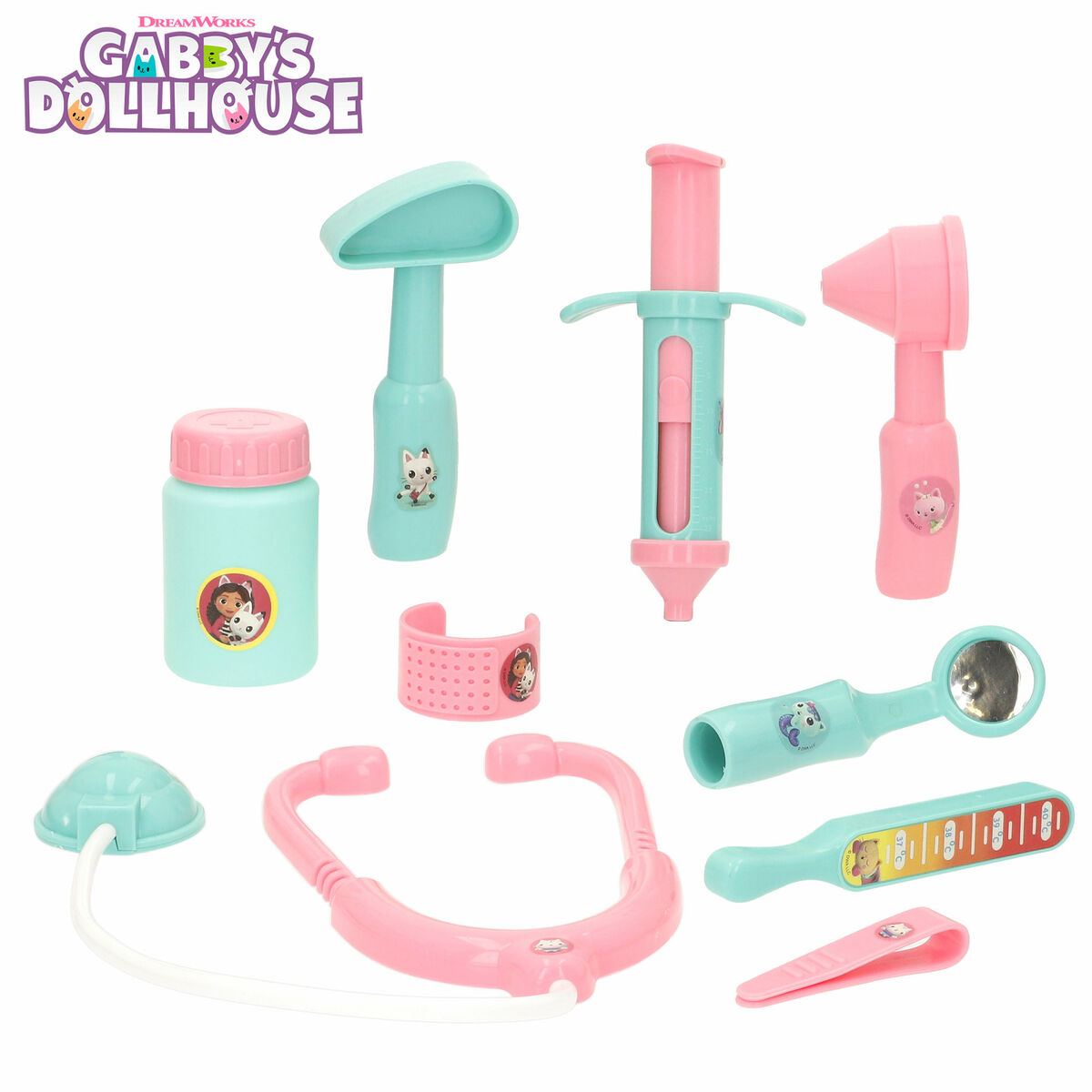 Toy Medical Case with Accessories Gabby’s Dollhouse (4 Units)
