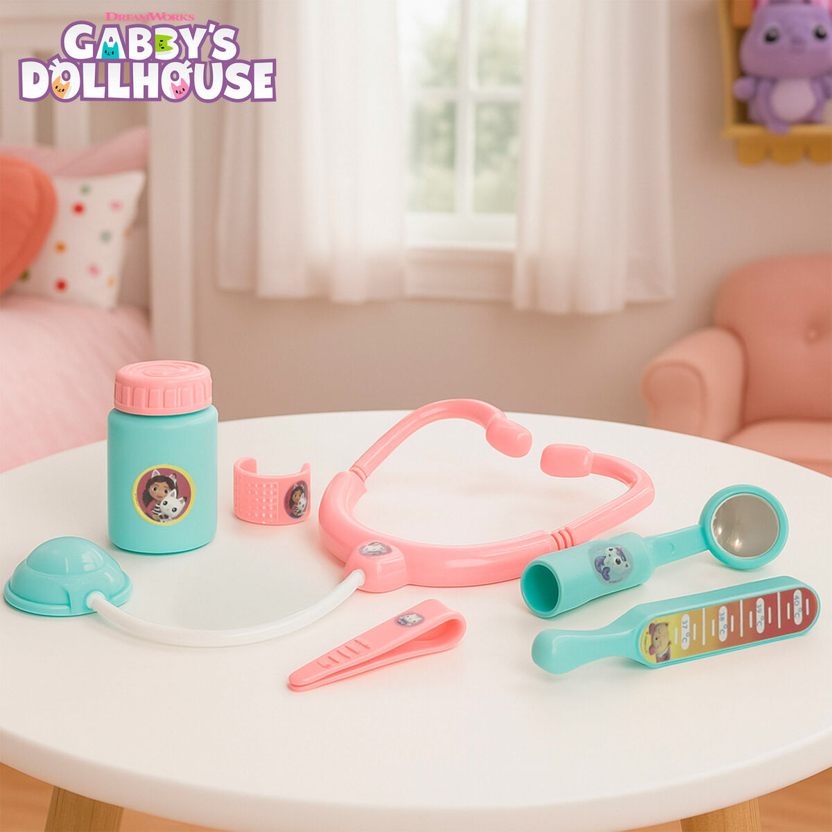 Toy Medical Case with Accessories Gabby’s Dollhouse (4 Units)