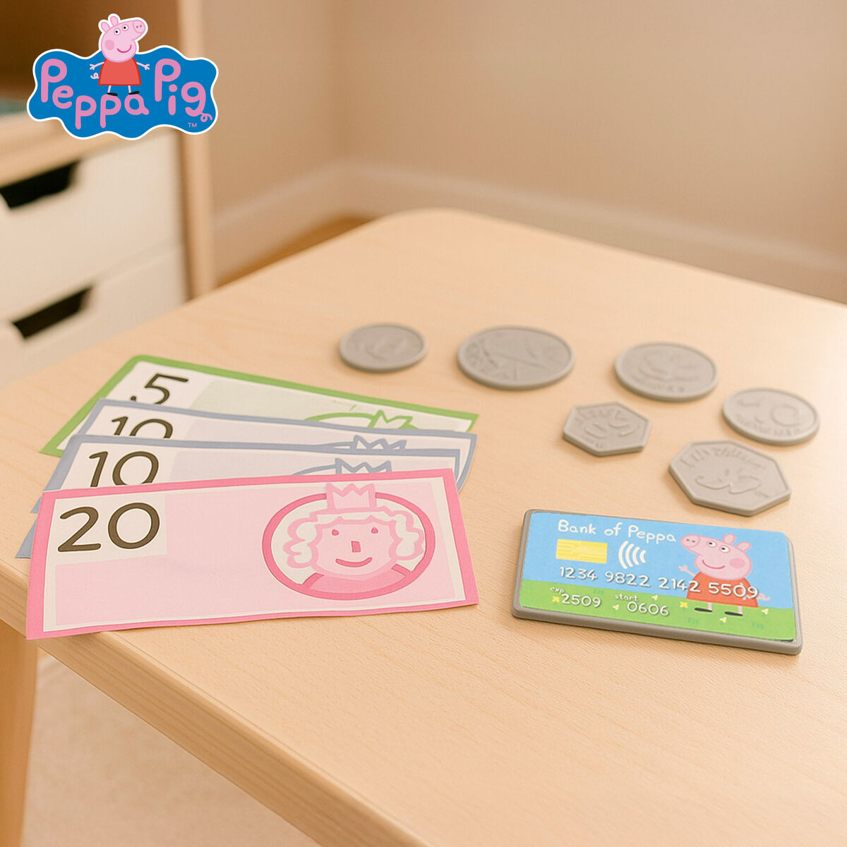 Toy Cash Register Peppa Pig 19 x 15 x 13 cm (4 Units)